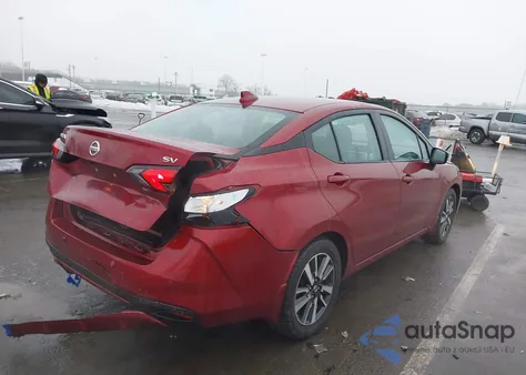 2022 Nissan Versa 1.6 Sv Xtronic Cvt z USA, uszkodzony, nr VIN 3N1CN8EV8NL847296